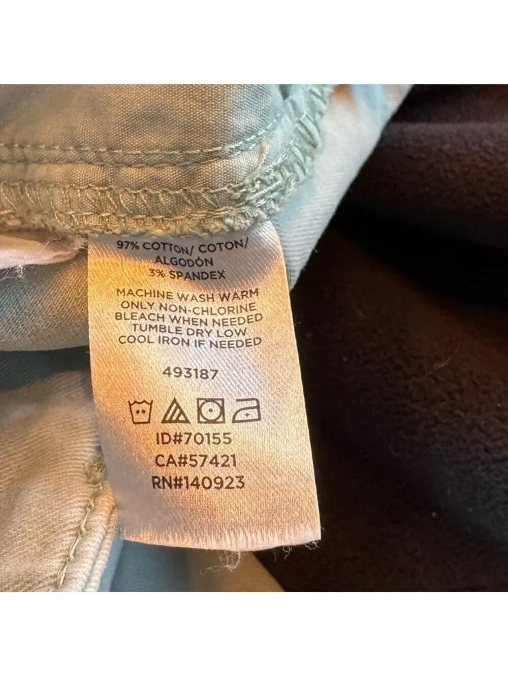 LOFT Light Greenish Blue Pants Size 4 NWOT - Picture 6 of 6
